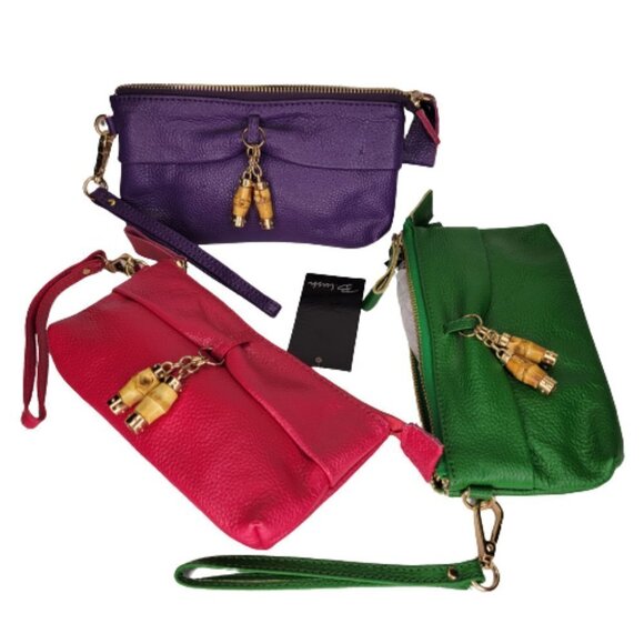 New Fuchsia Pink Wristlet Casual Purse NWT - Picture 4 of 9